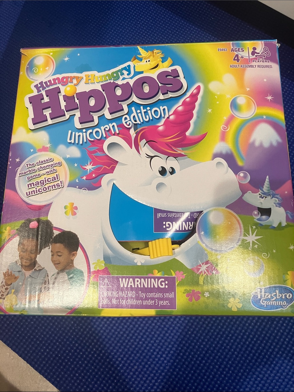 Hasbro Hungry Hungry Hippos Unicorn Edition